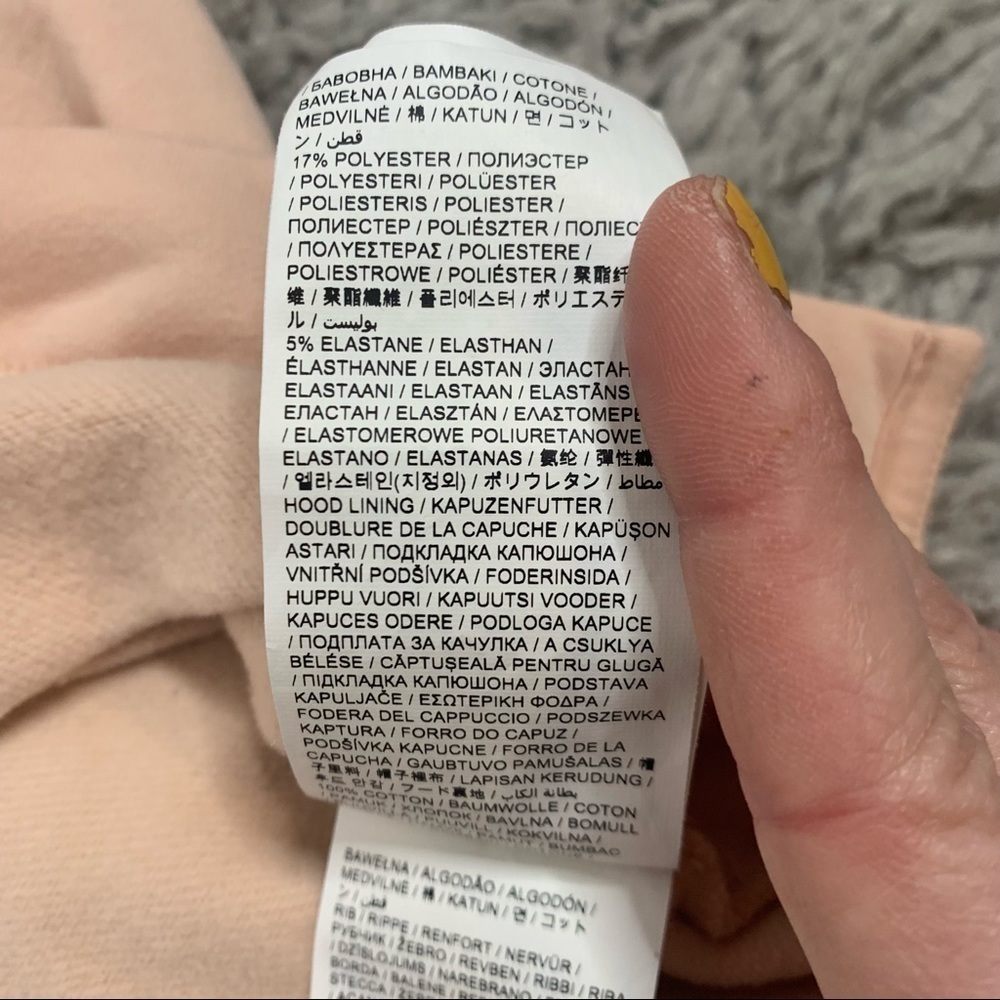 Puma x Fenty Oversized Pink Long Sleeve Graphic Hoody - Picture 11 of 16